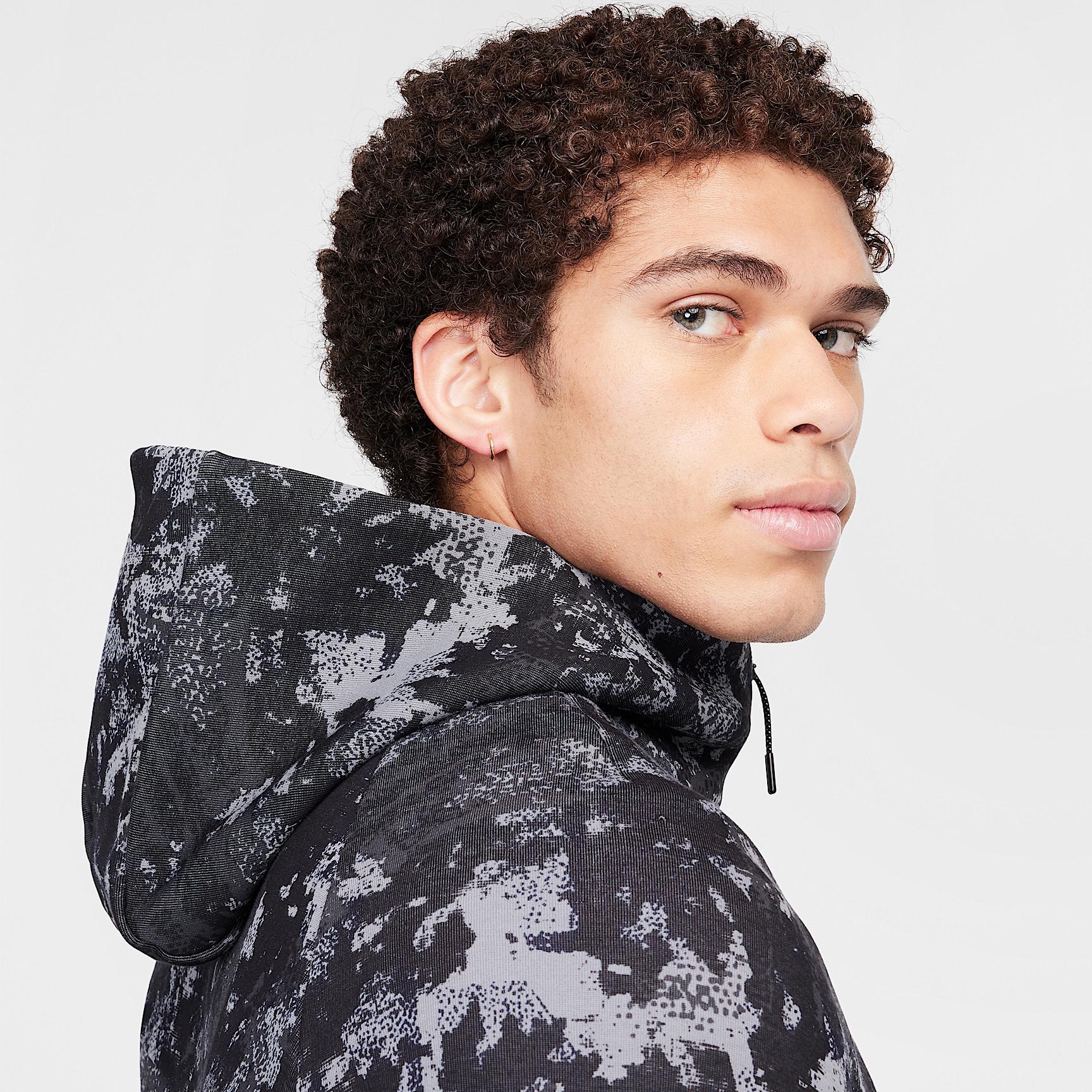 Nike Mens Tech Windrunner Fleece Full-Zip Hoodie | HV5055-060 Product Image