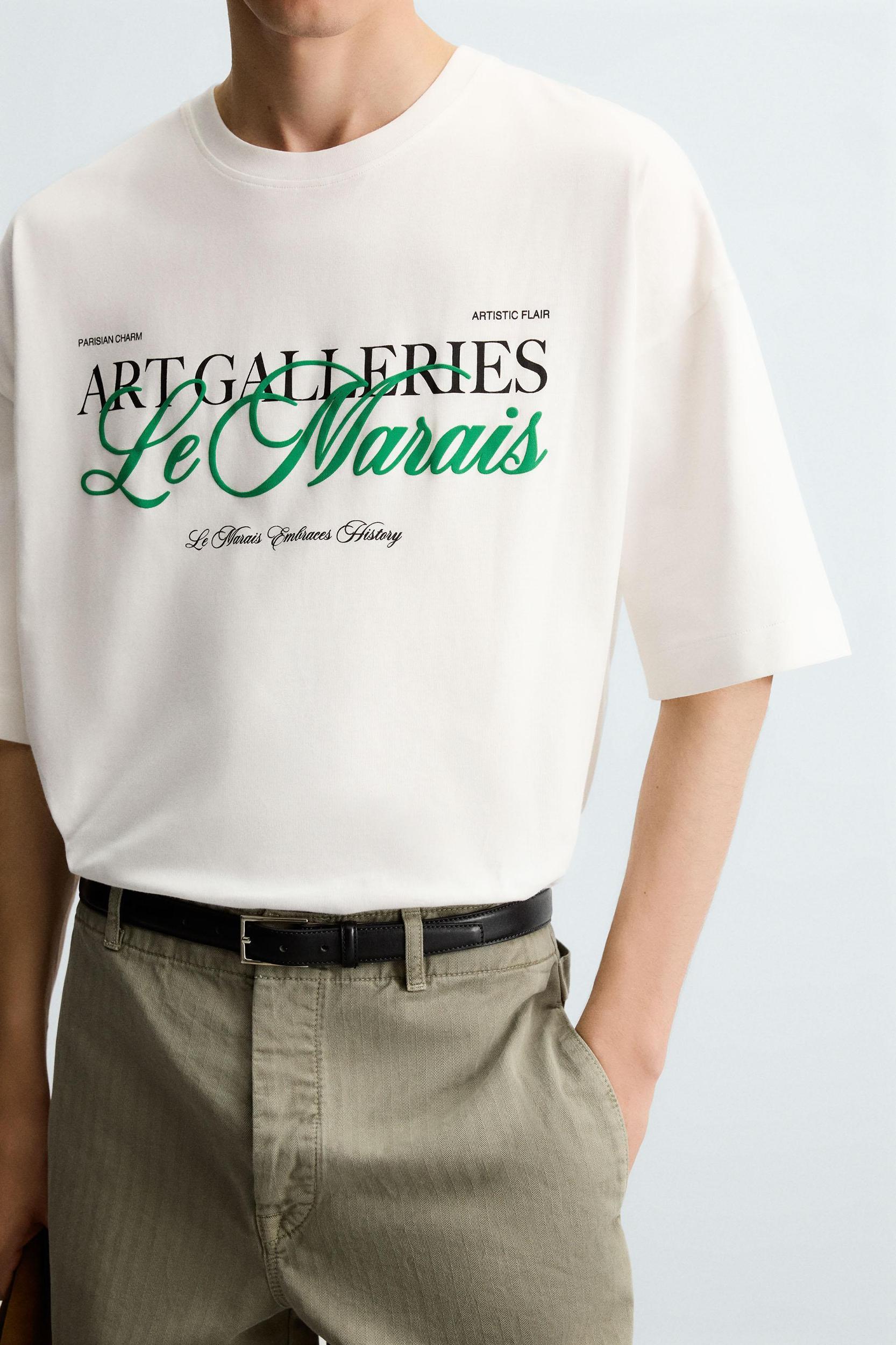 PRINTED TEXT T-SHIRT Product Image