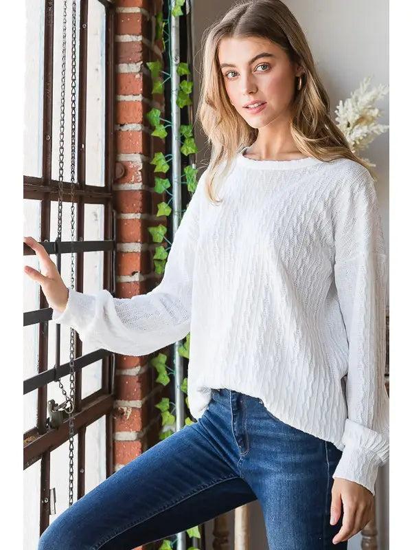 Ivory Lightweight Sweater Female Product Image