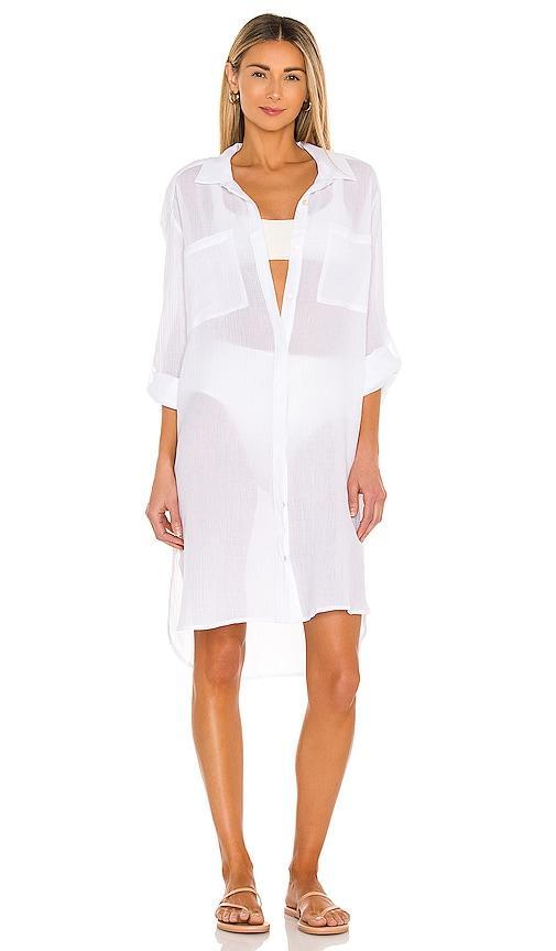 Seafolly Crinkle Twill Beach Tunic Product Image