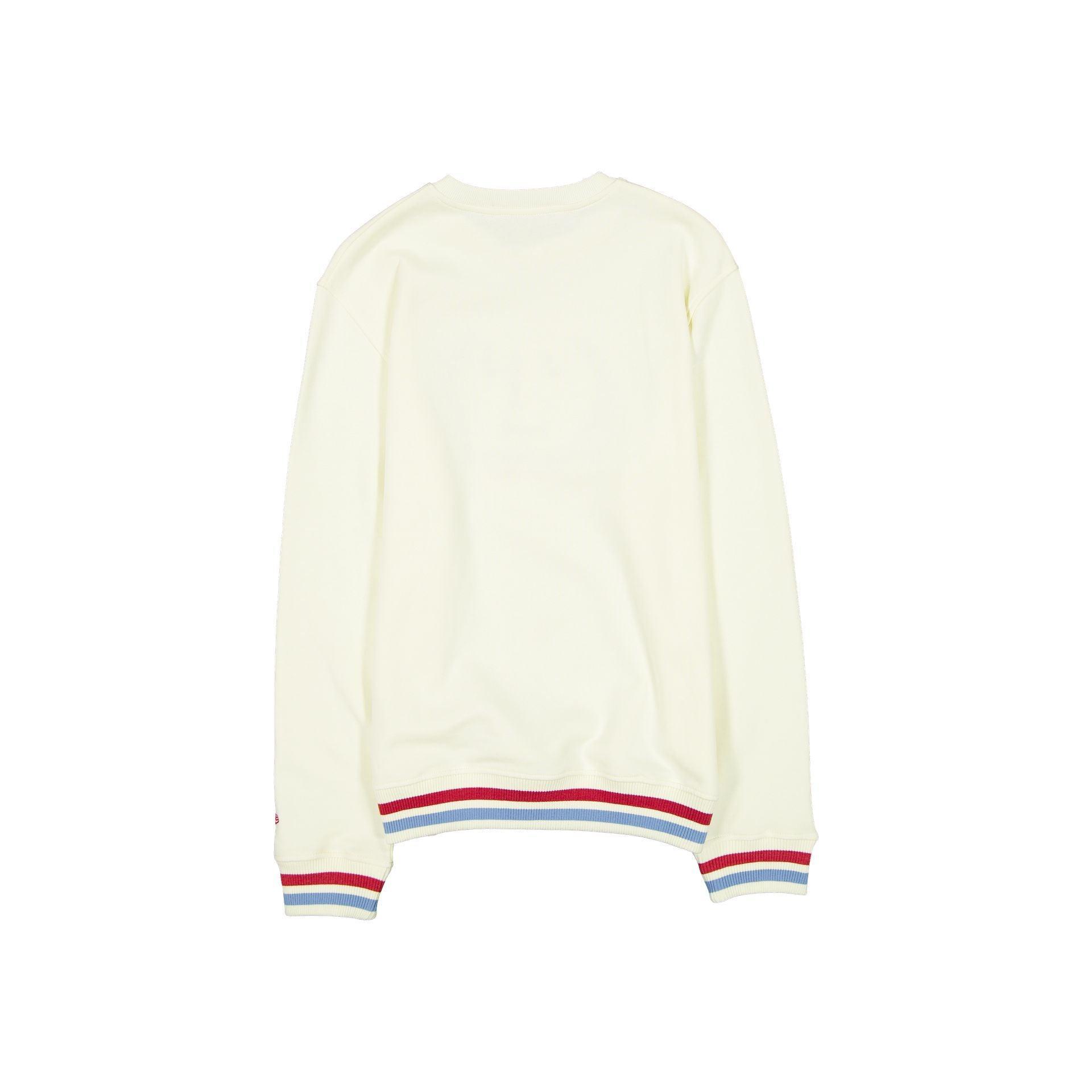 Los Angeles Dodgers Throwback Chrome White Crewneck Male Product Image