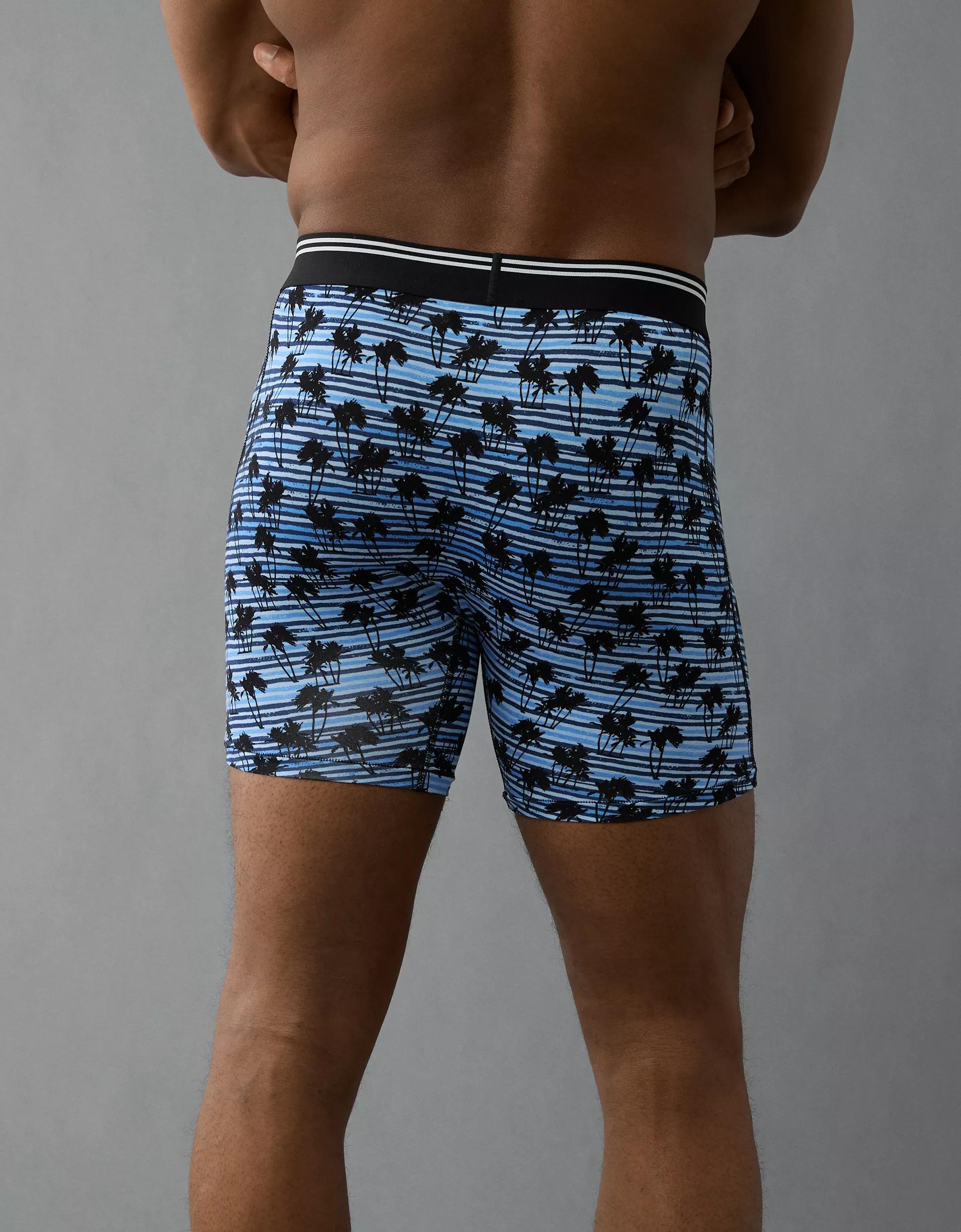 AEO Men's Palm Trees 6" Ultra Soft Boxer Brief Product Image