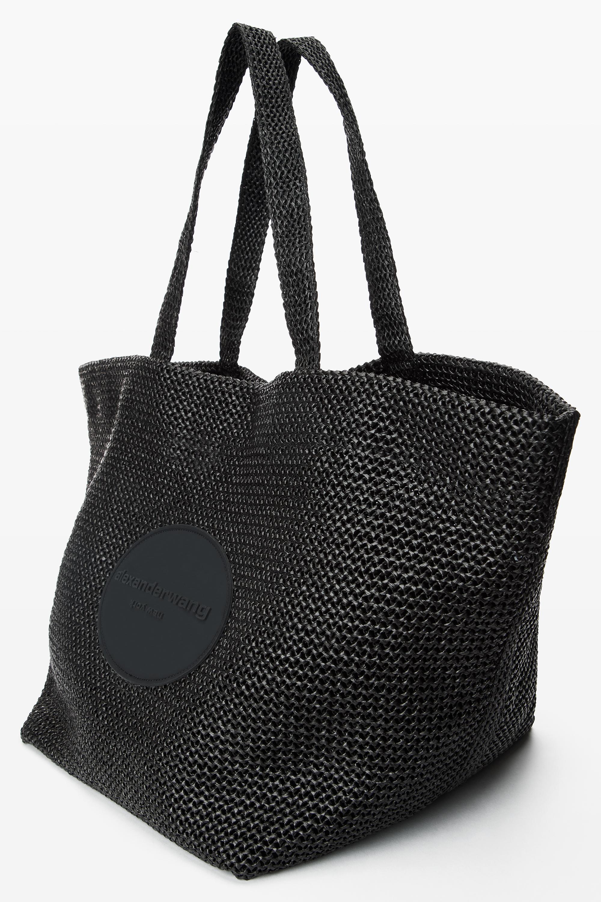 Punch Xl Tote Bag In Raffia Product Image