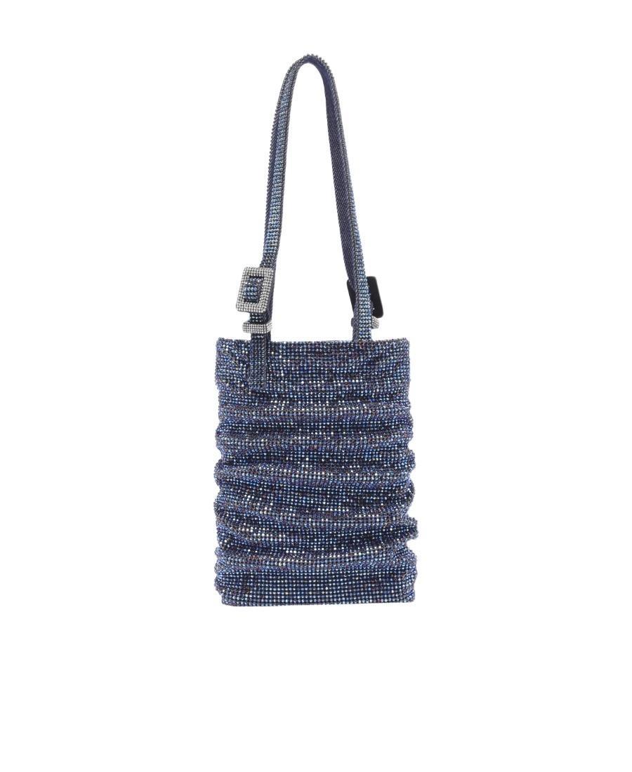 BENEDETTA BRUZZICHES Top Handle Shoulder Bag In Blue Product Image