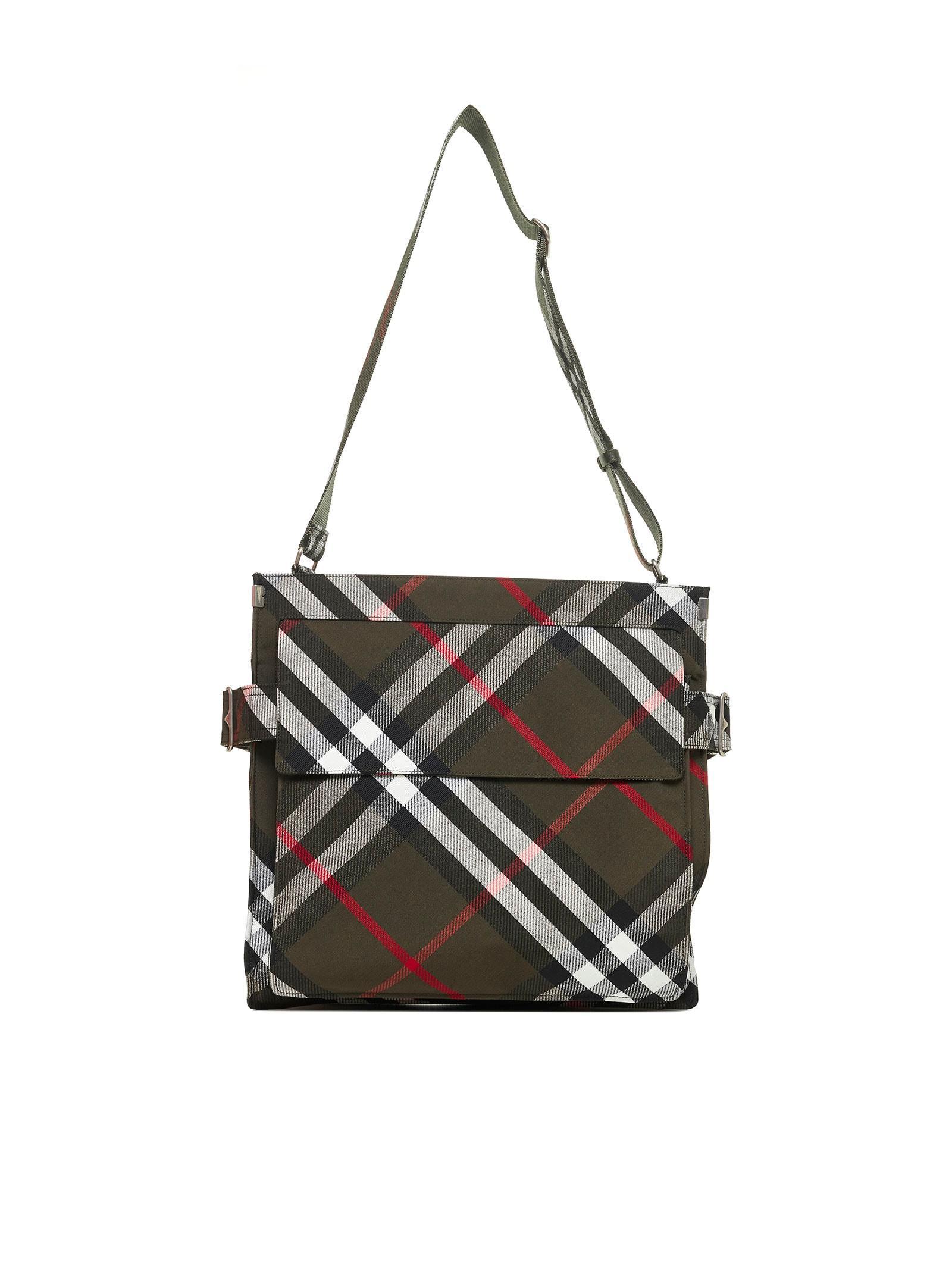 BURBERRY Bags  Men Color Green In Loch Product Image