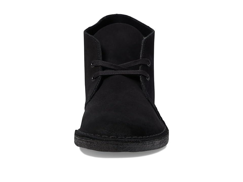 Clarks Suede Desert Boots Black 11.5 Product Image