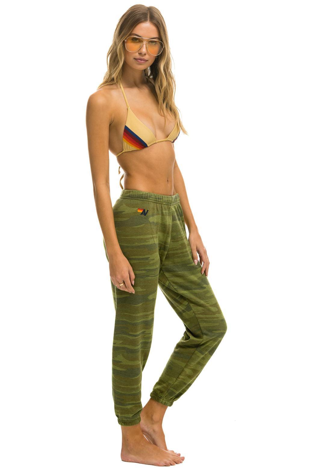 5 STRIPE SWEATPANTS - CAMO Female Product Image