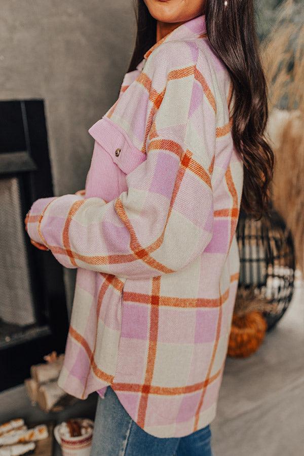 Coziest Place Plaid Jacket Product Image