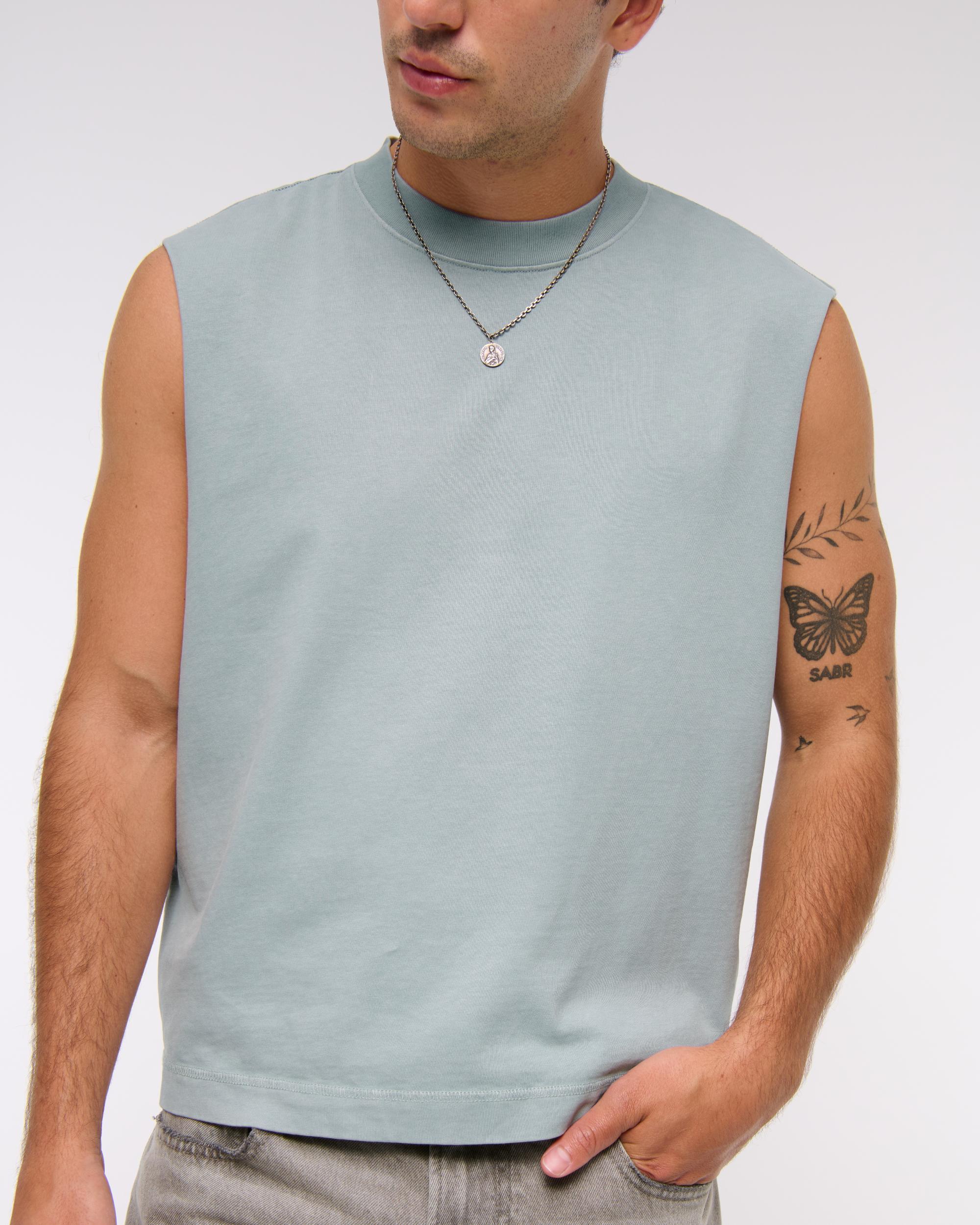 Premium Heavyweight Cropped Tank Product Image