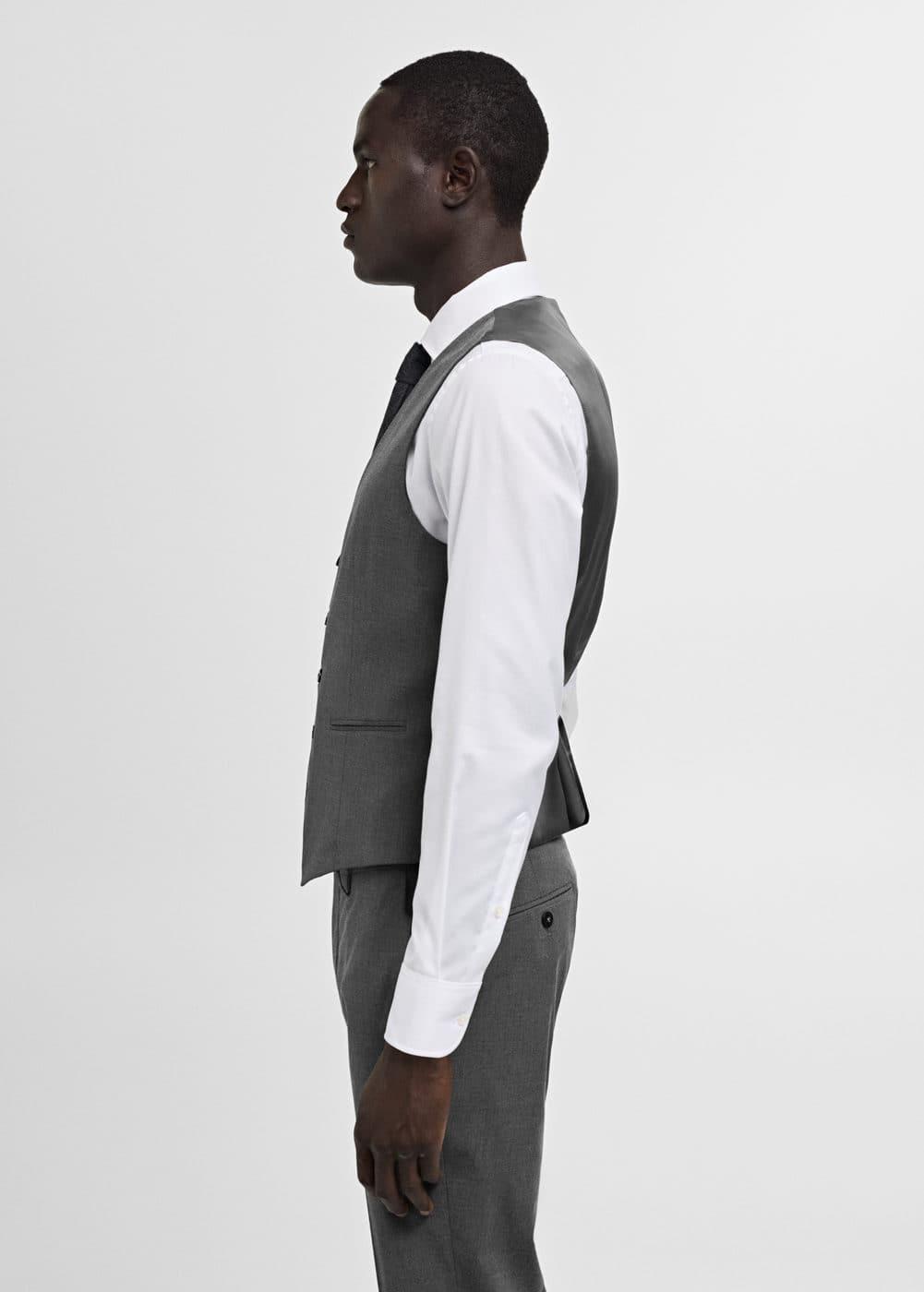 Mango Mens Super Stretch Fabric Suit Vest Product Image