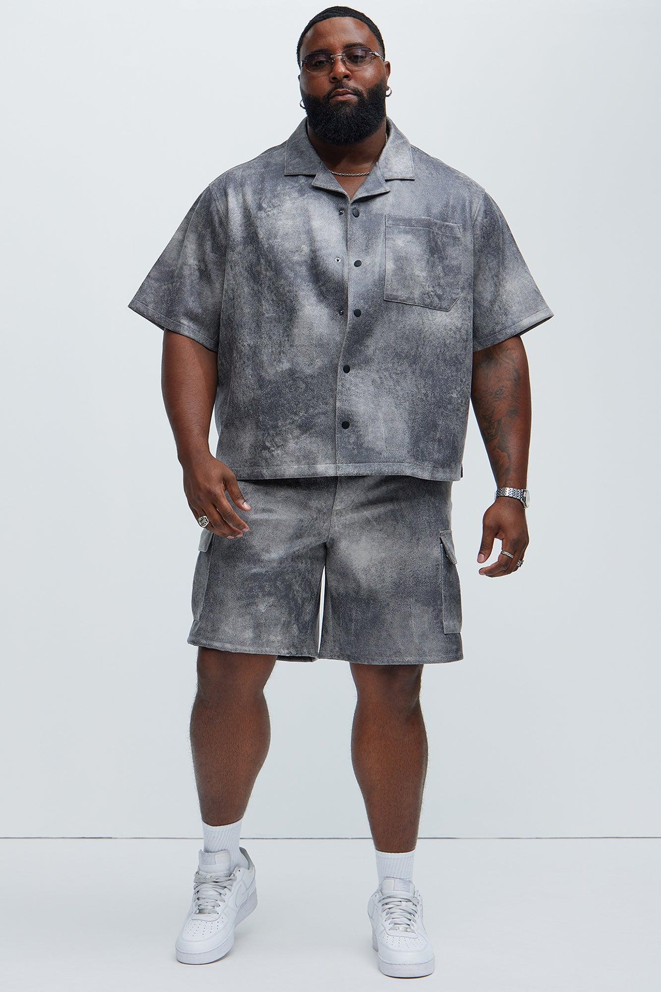 Manor Distressed Shirt - Grey Product Image