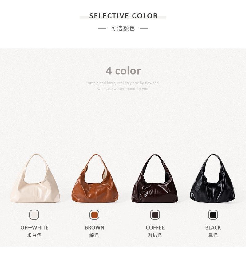 Faux Leather Tote Bag Product Image