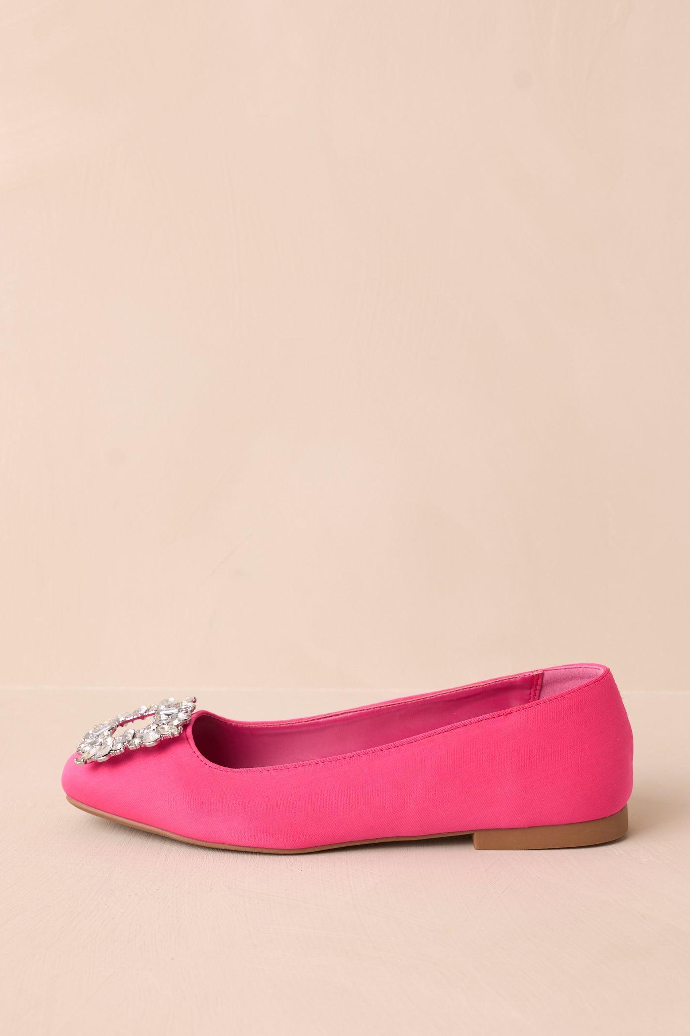 That's My Dream Hot Pink Ballet Flats Product Image