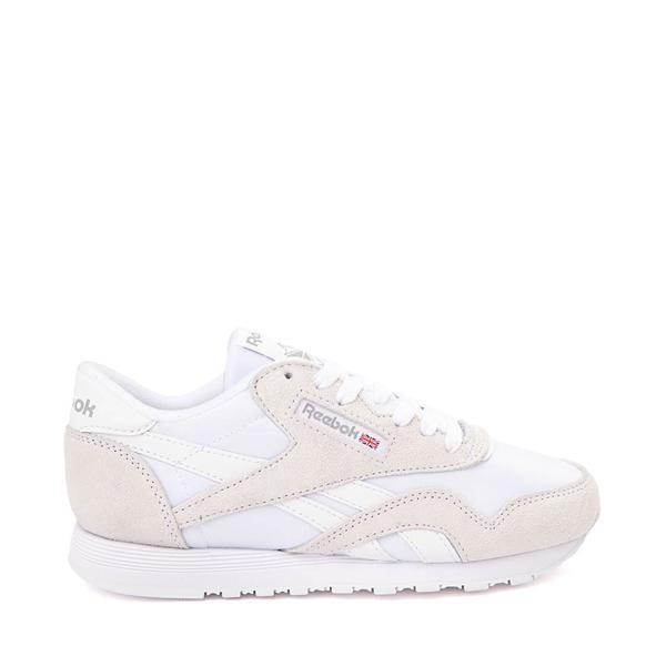 Womens Reebok Classic Nylon Athletic Shoe - Chalk / White Product Image