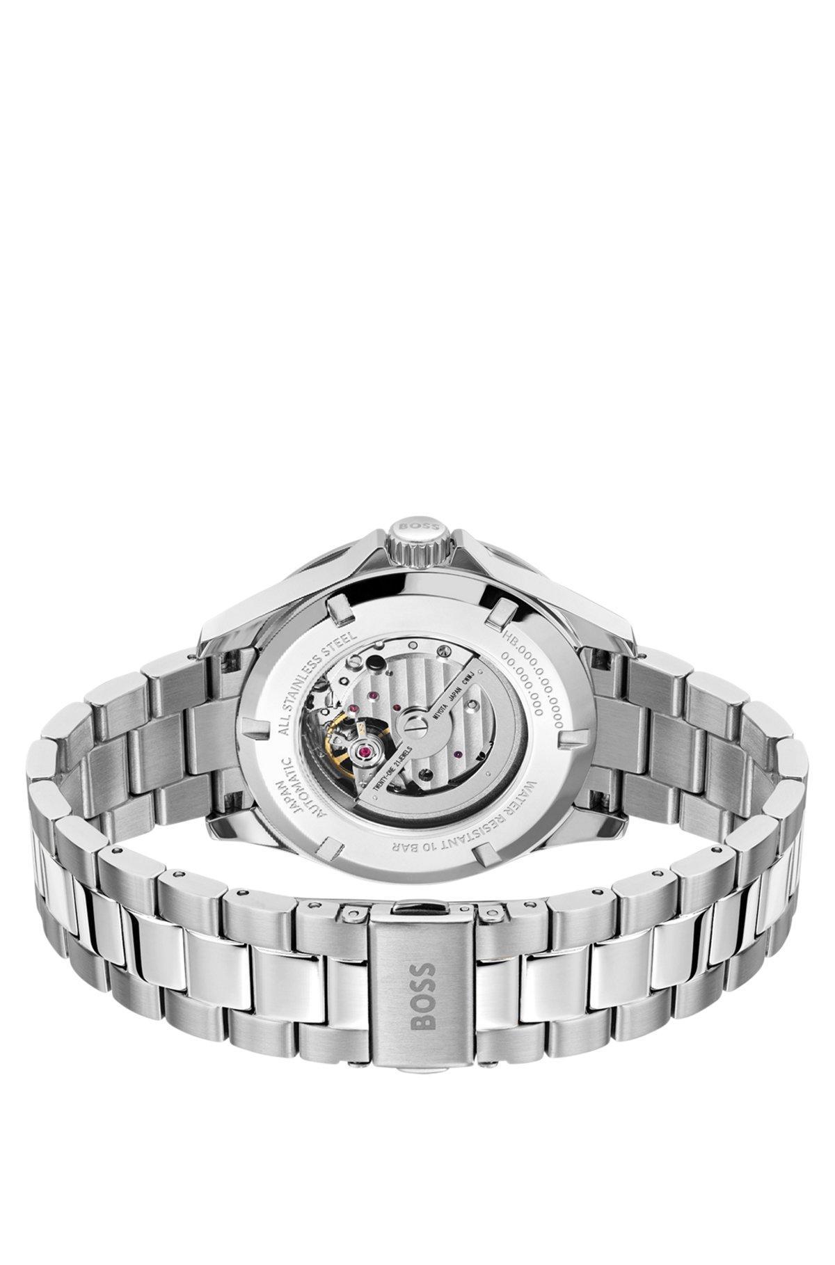 Stainless-steel watch with Japanese automatic movement Product Image