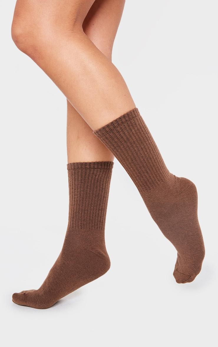 Chocolate Tonal 3 Pack Socks Product Image