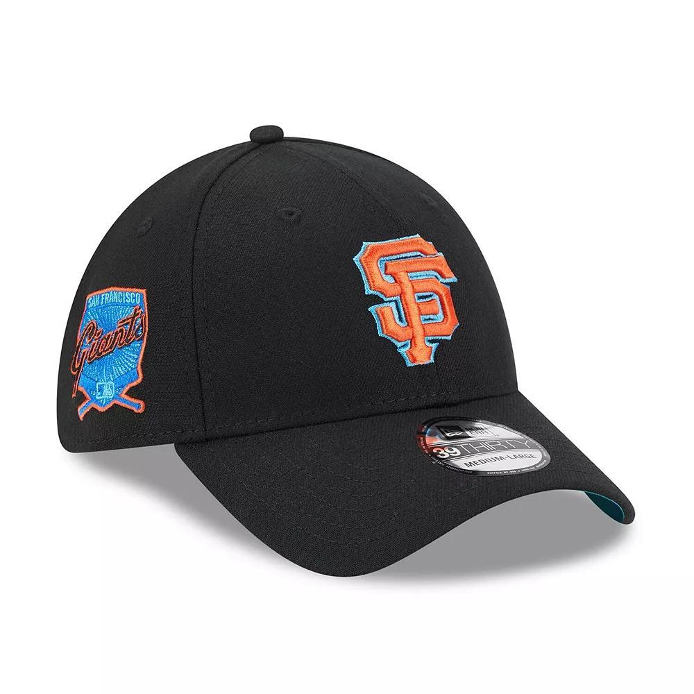 Men's New Era  Black San Francisco Giants 2023 MLB Father's Day 39THIRTY Flex Hat, Size: Medium/Large Product Image