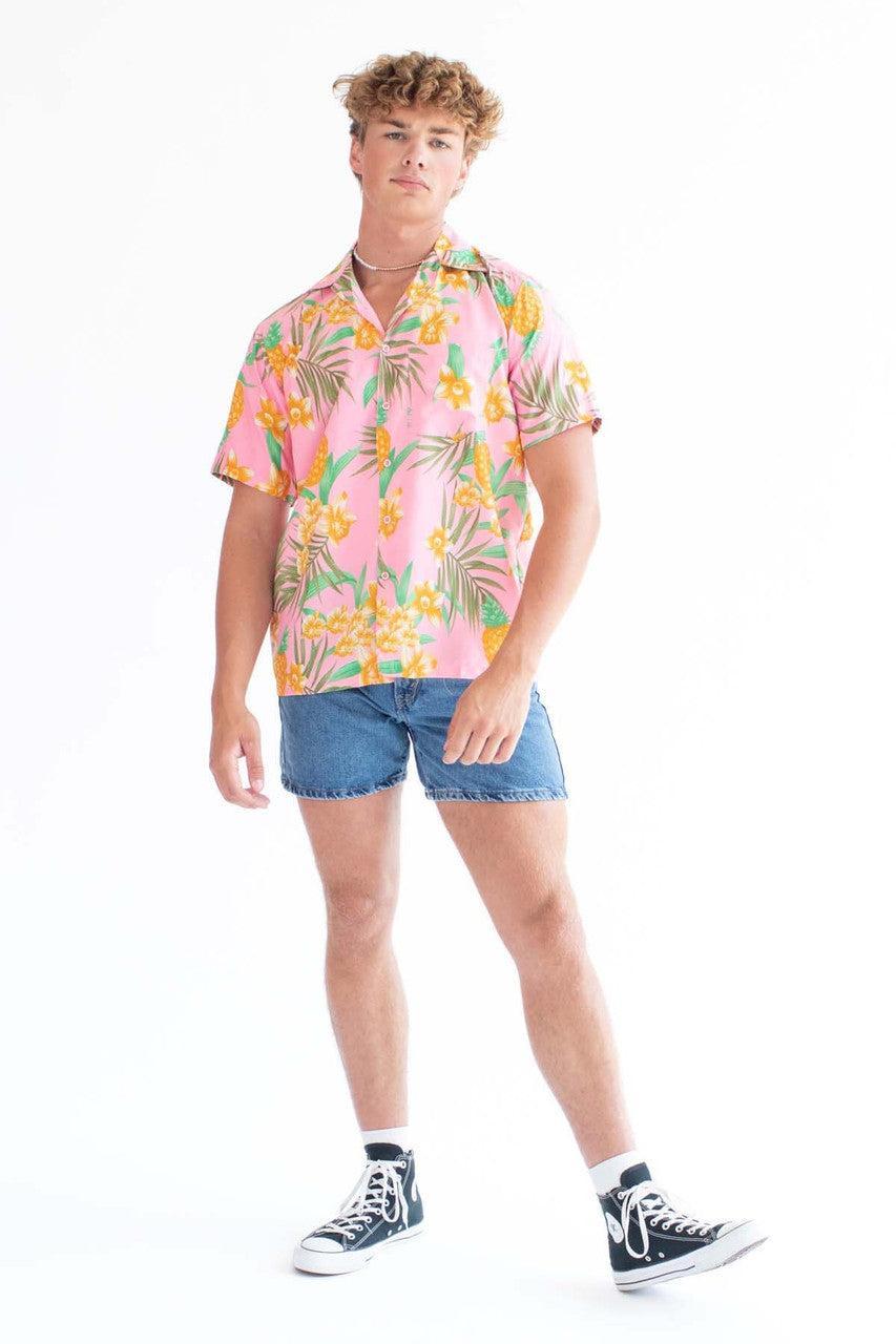 Golden Pineapple Hawaiian Shirt Product Image