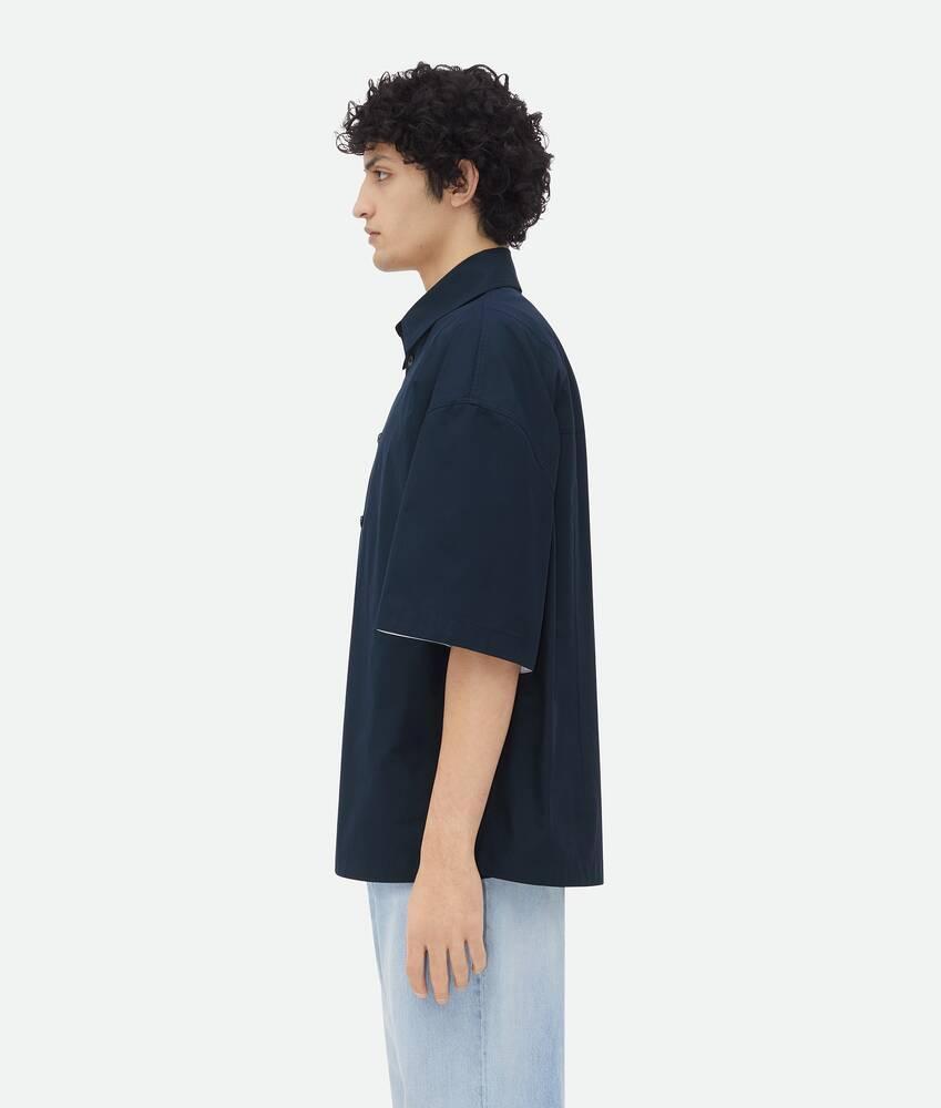 Men's Compact Cotton Shirt in Wave Product Image