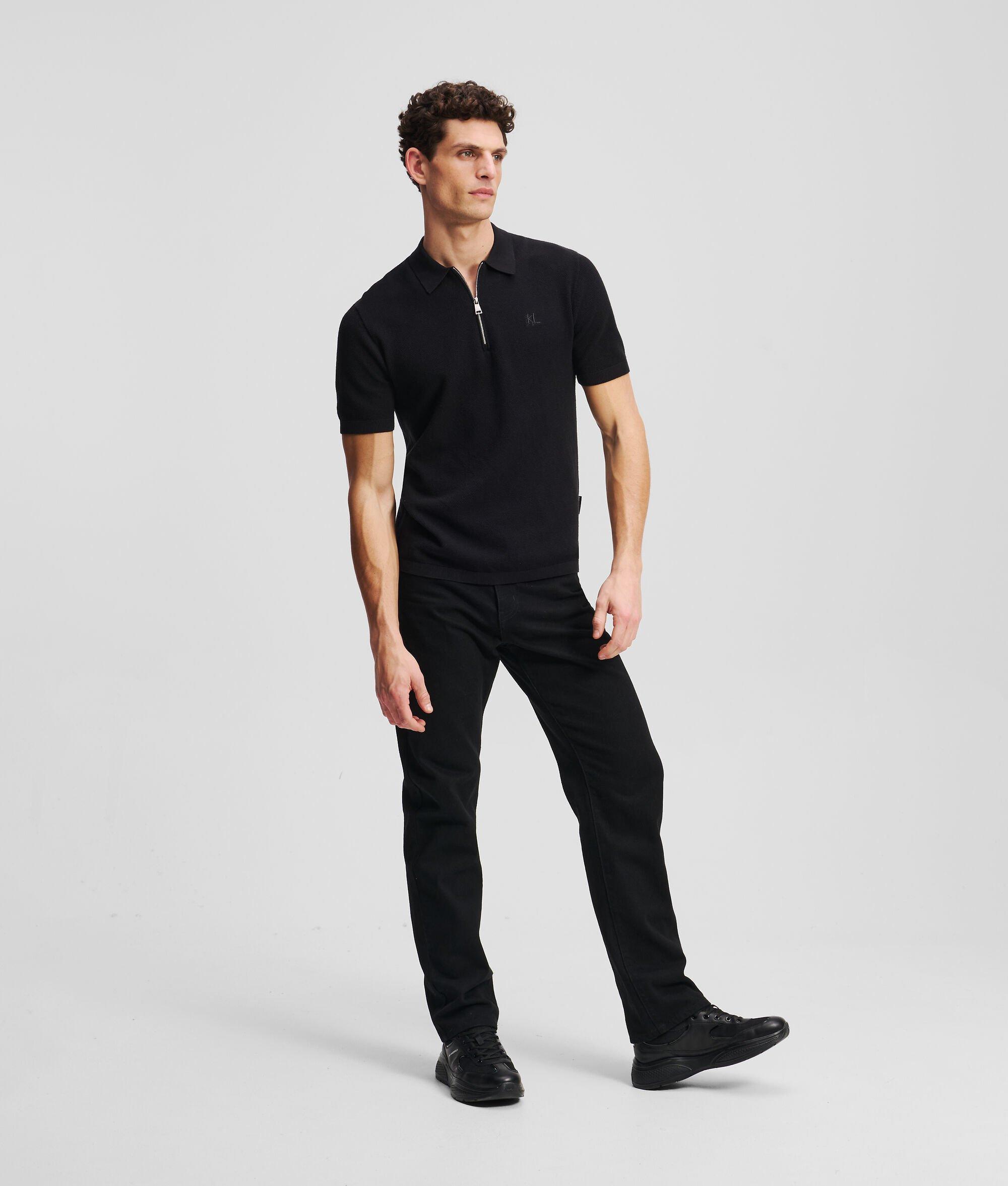 ZIP-UP POLO SHIRT Product Image