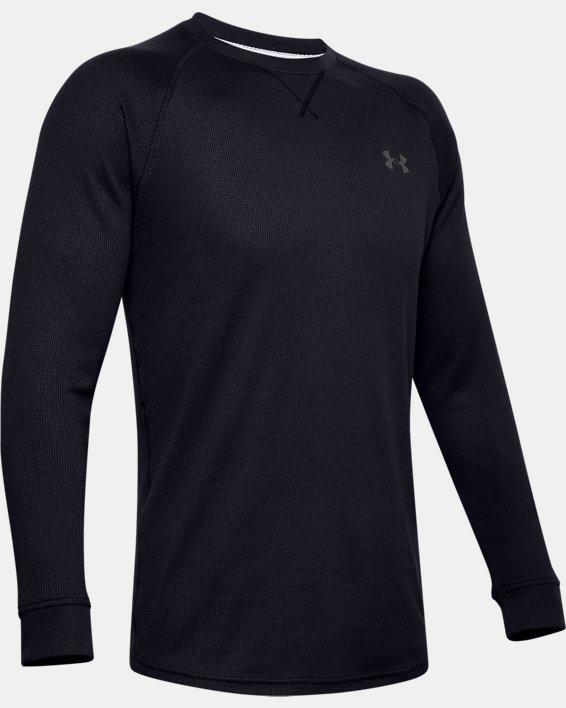 Men's UA Waffle Crew Long Sleeve Product Image