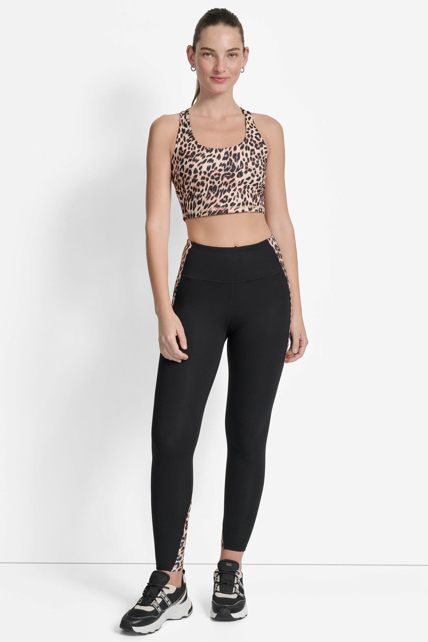 LEOPARD-TRIMMED LEGGING Product Image