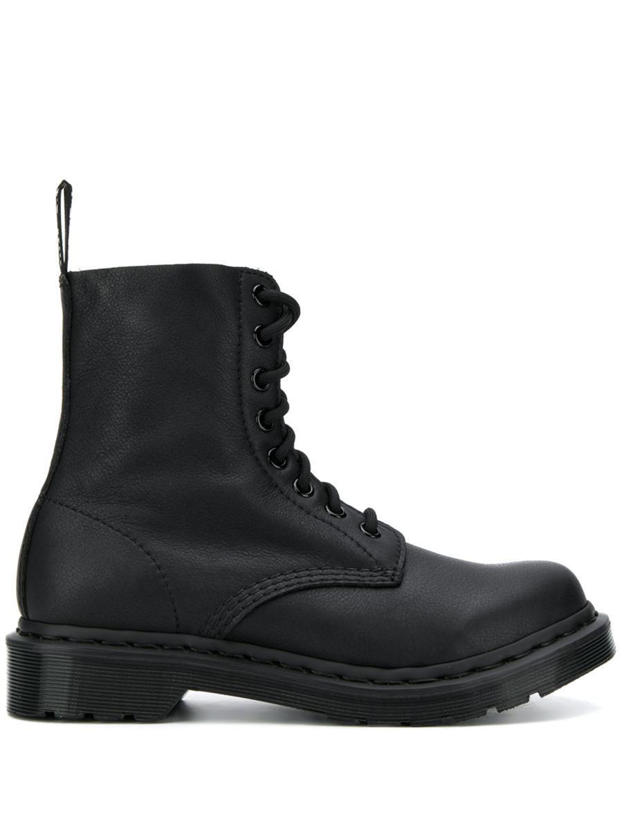 DR. MARTENS' Black 1460 Pascal Virginia Boots In Negro Product Image