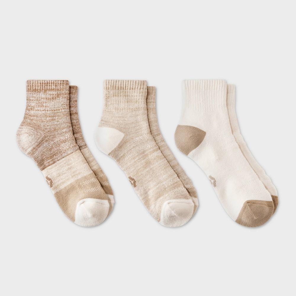 Women's Heavyweight Colorblock 3pk Boot Ankle Socks - All In Motion™ 4-10 Product Image