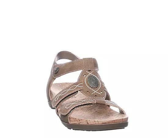 Bearpaw Womens Ridley Ii Wide Casual Comfort Sandals Product Image