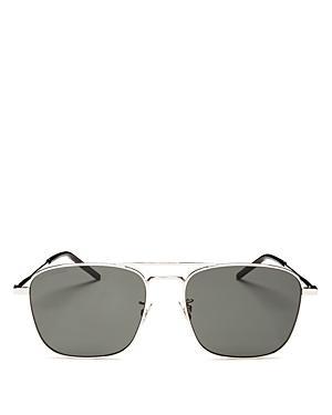 Saint Laurent Mens Brow Bar Aviator Sunglasses, 58mm Product Image