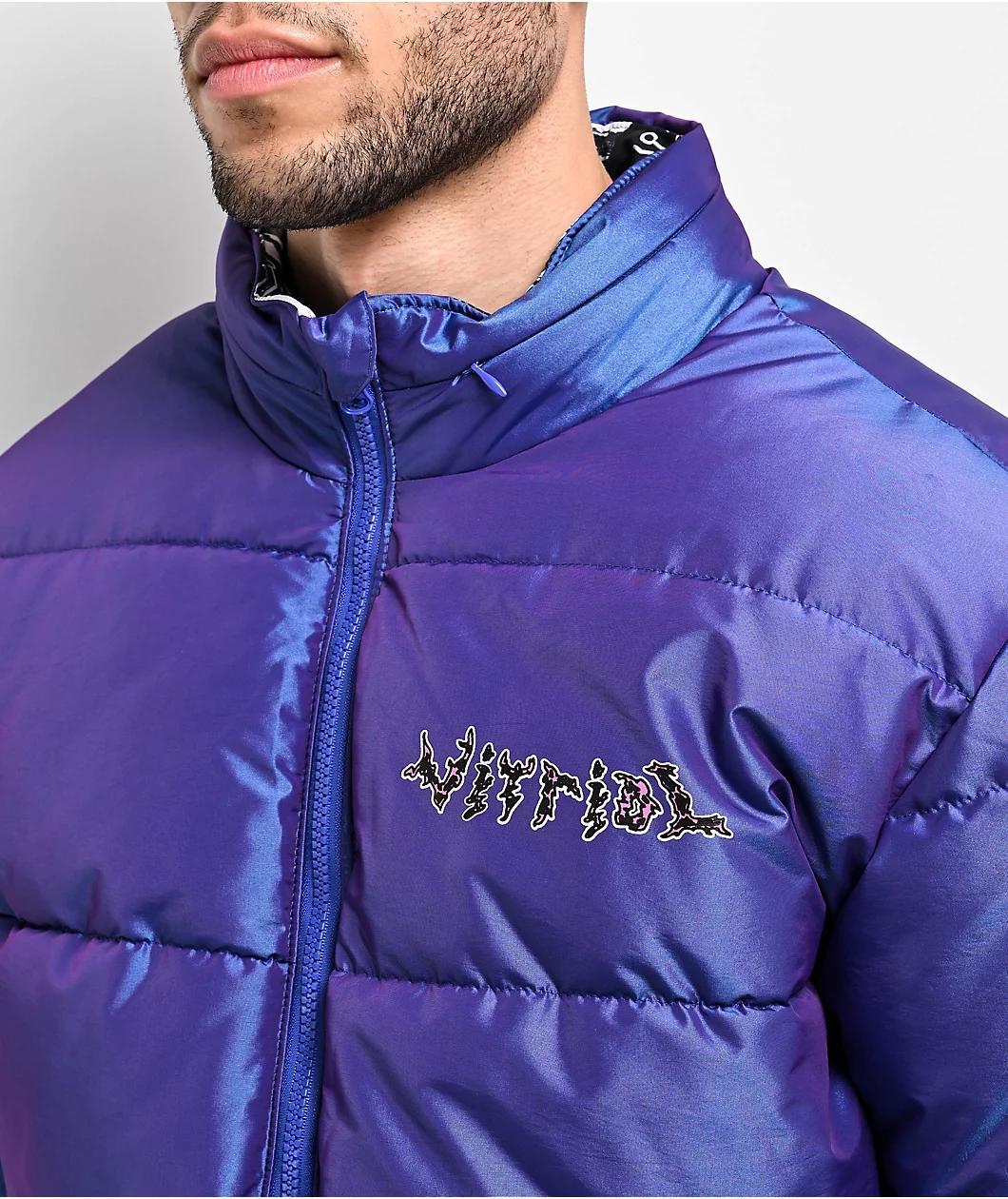 Vitriol Verso Purple Reversible Puffer Jacket Product Image