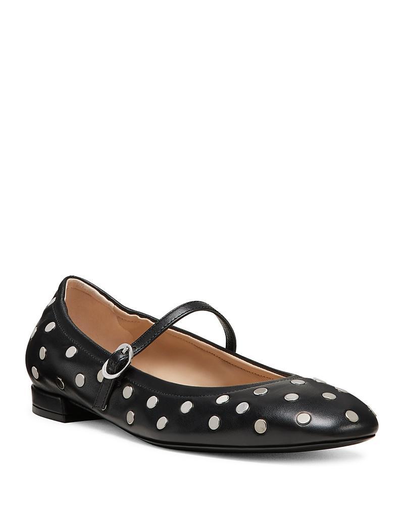 Stuart Weitzman Womens Claris Studded Ballet Flats Product Image