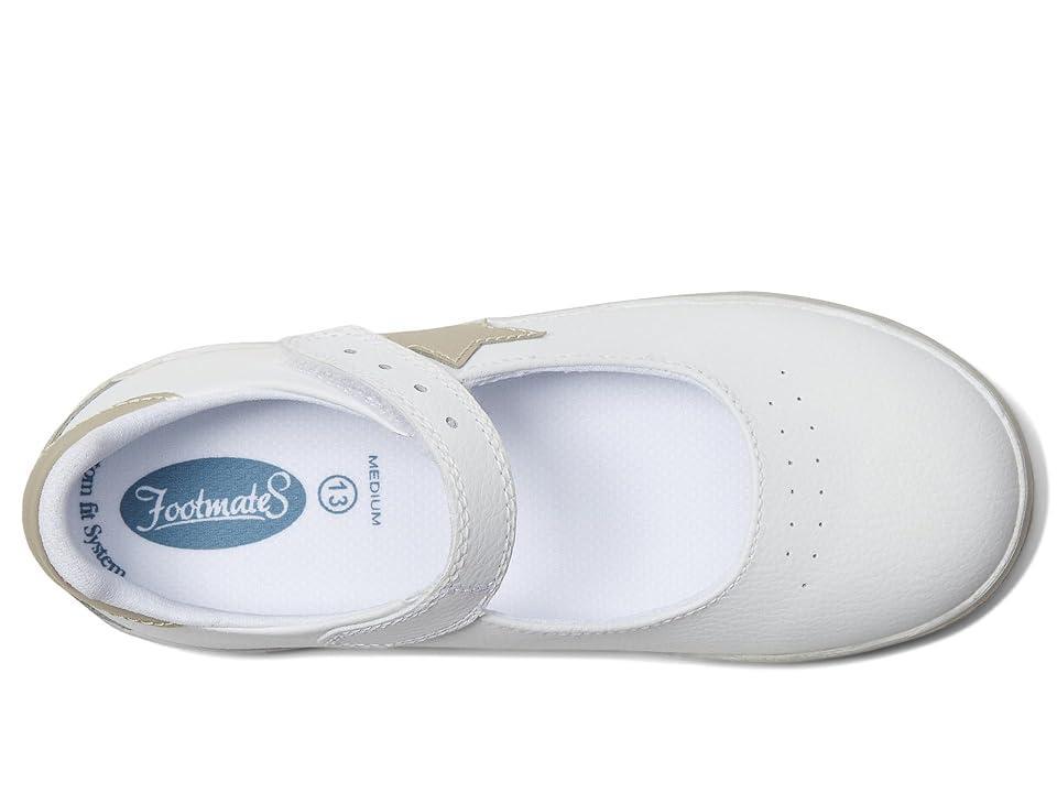 FootMates Stella-Leather (Infant/Toddler/Little Kid) (White Leather) Girls Shoes Product Image