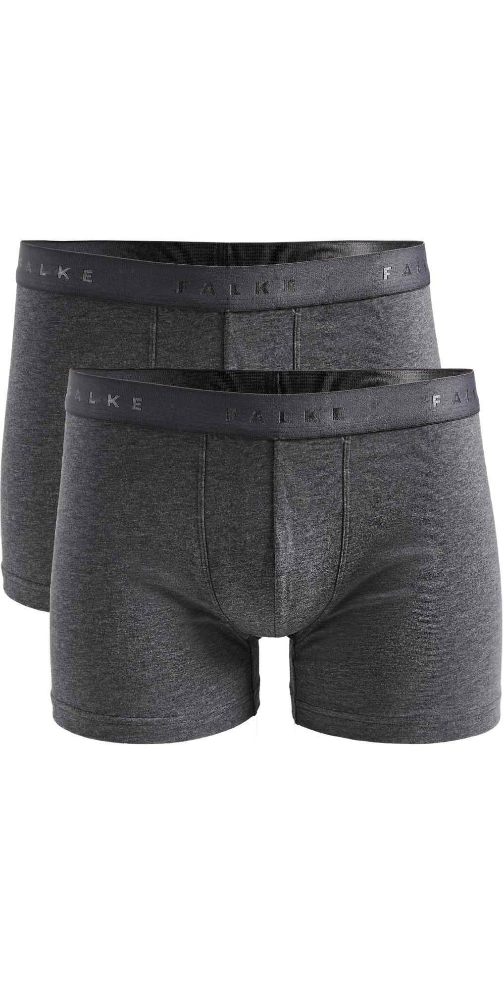 Falke 2 Pack Cotton Boxer Briefs Black XL Product Image