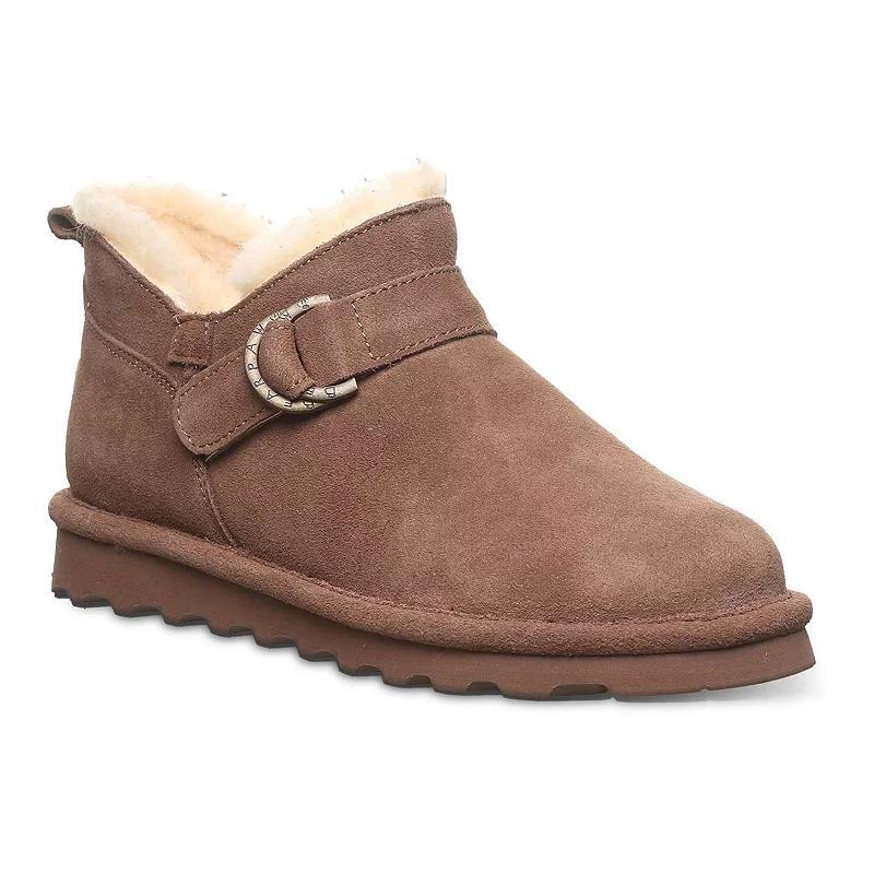 Bearpaw Womens Shorty Buckle Water Resistant Fur Boot Product Image