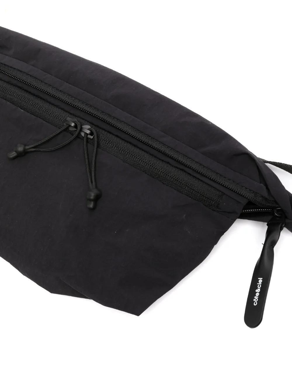 CÔTE AND CIEL Skinny Belt Bag In Black Product Image