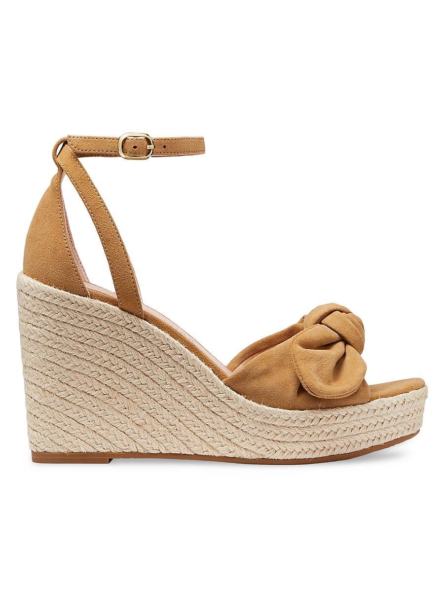 Womens Tianna 88MM Leather Espadrille Wedge Sandals Product Image