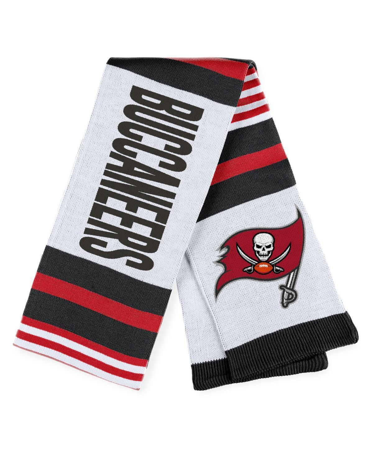 Womens WEAR by Erin Andrews Tampa Bay Buccaneers Jacquard Striped Scarf Product Image