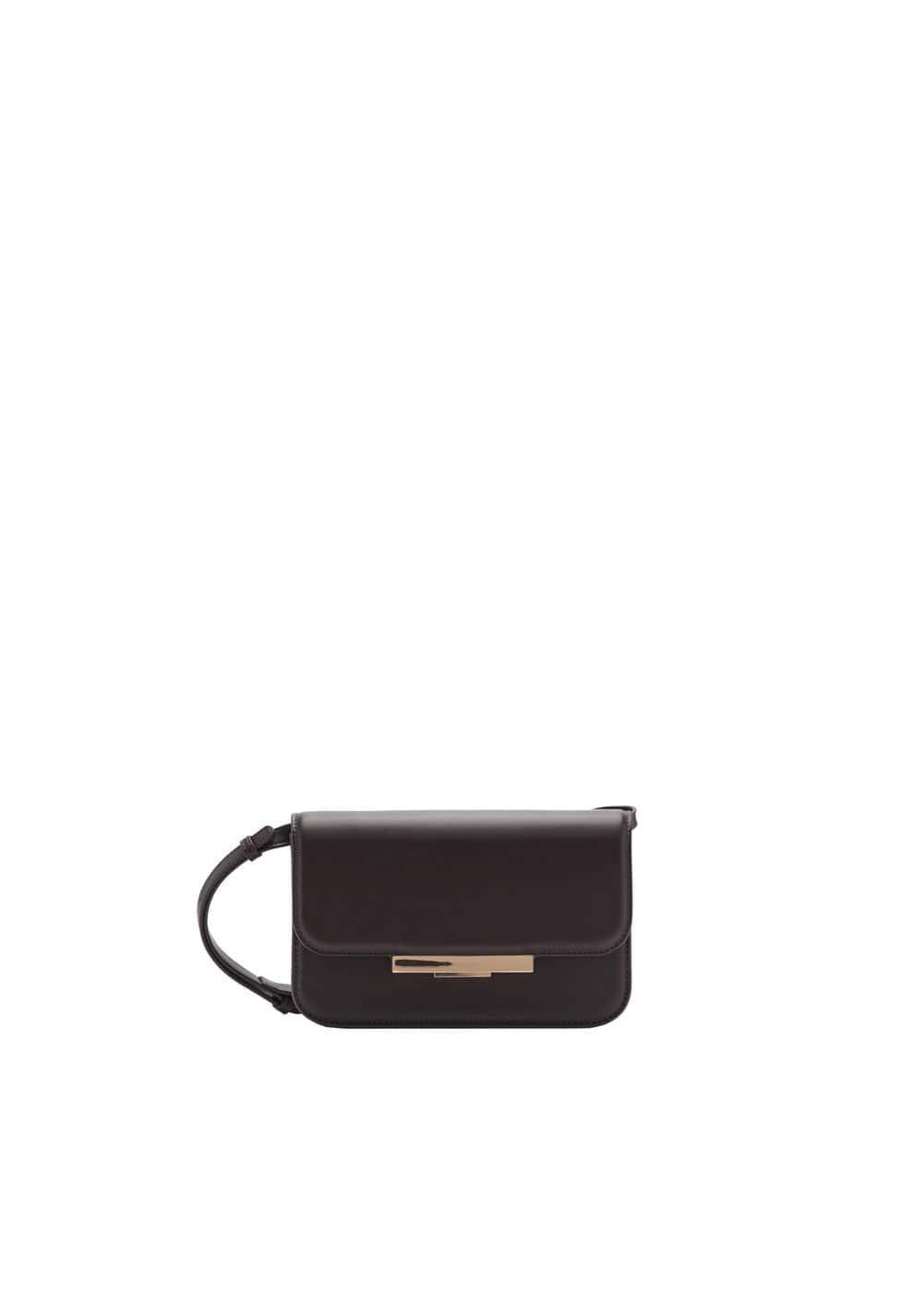 Mango Womens Flap Detail Crossbody Bag Product Image