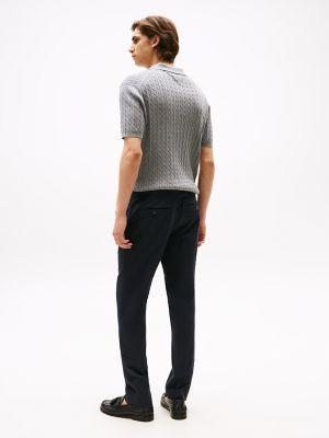 Stretch-Oxford Straight Dress Pant Product Image