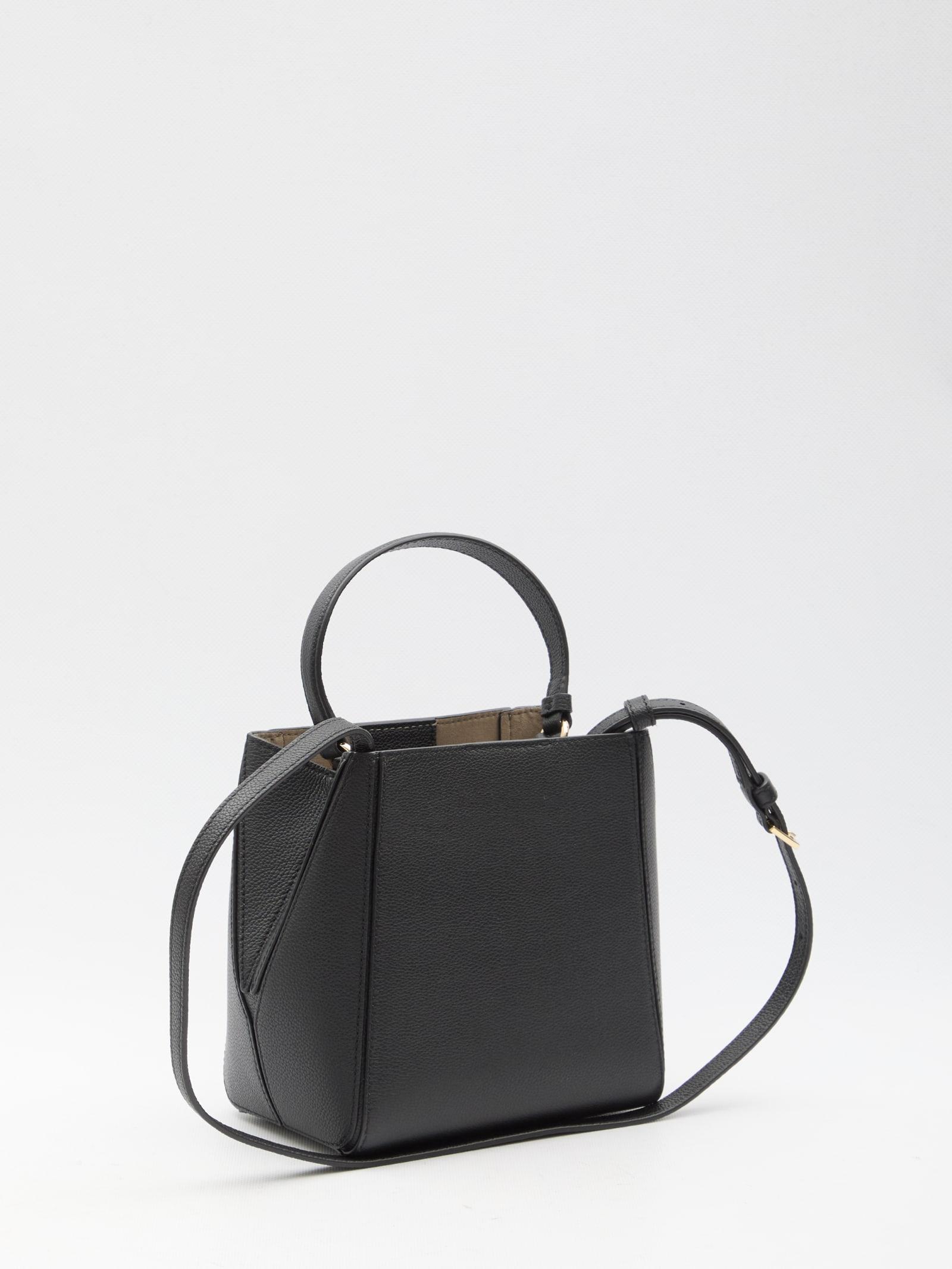 TORY BURCH Mcgraw Small Bucket Bag In Black Product Image