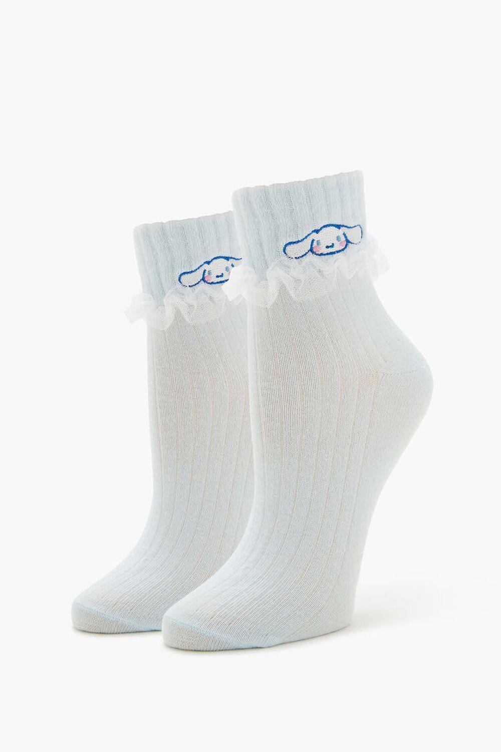 Cinnamoroll Quarter Socks | Forever 21 Product Image