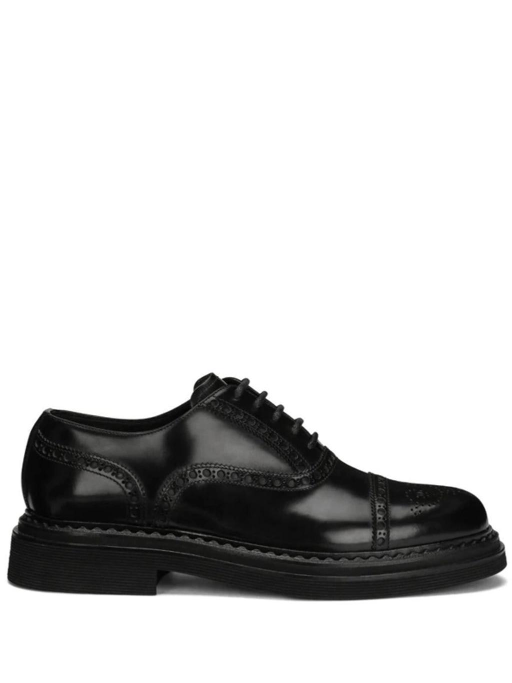 Derby Derby In Leather In Black Product Image