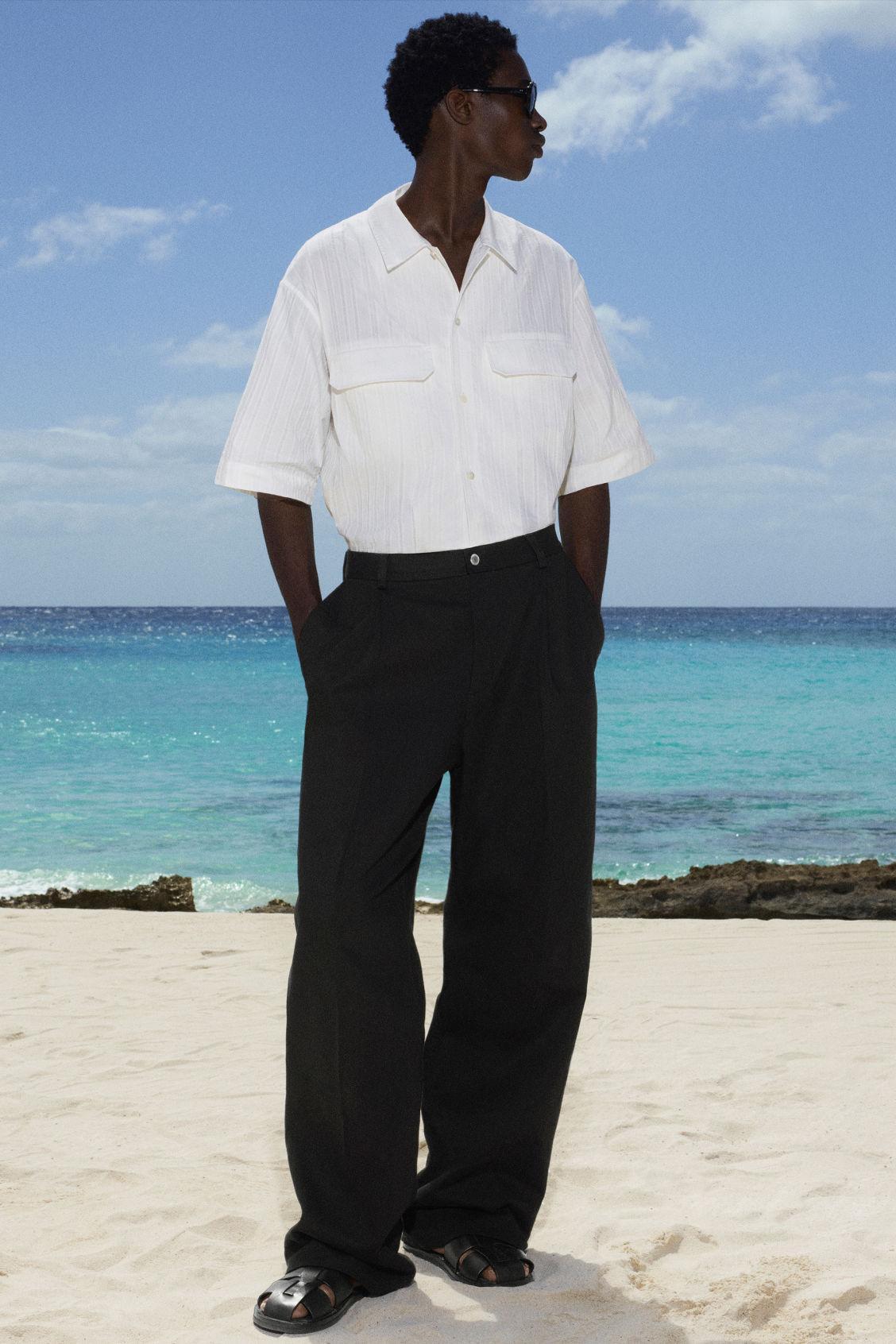 RELAXED FLAP-POCKET UTILITY SHIRT Product Image