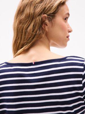 Stripe Boatneck T-Shirt Product Image