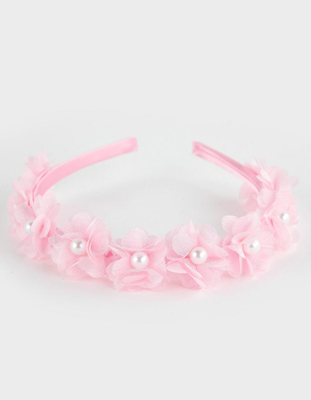 FULL TILT 2 Pack Pearl & Floral Headband Set Product Image