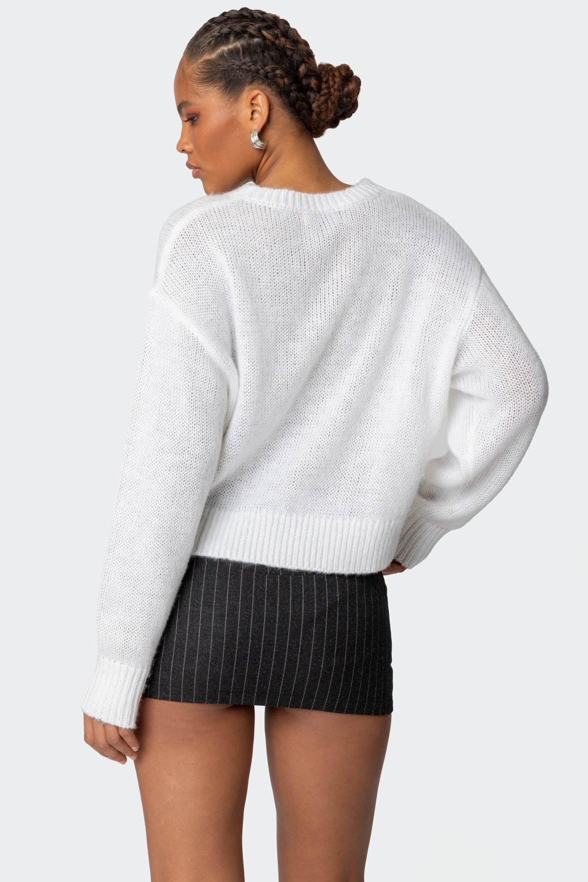 Kyrah Oversized Knit Sweater Product Image