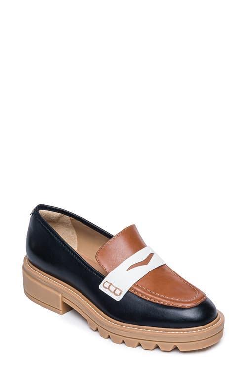 Womens Chandler Multi Leather Lug Sole Loafers Product Image