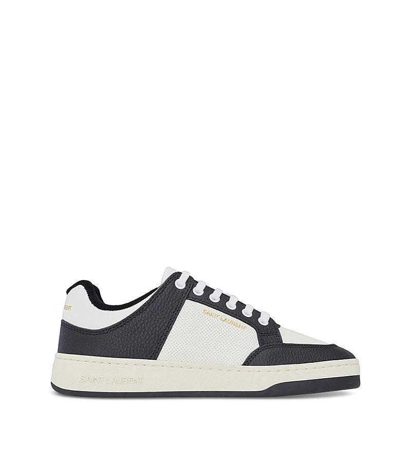 Saint Laurent Sl/61 Low-top Sneakers in Smooth and Grained Leather Product Image