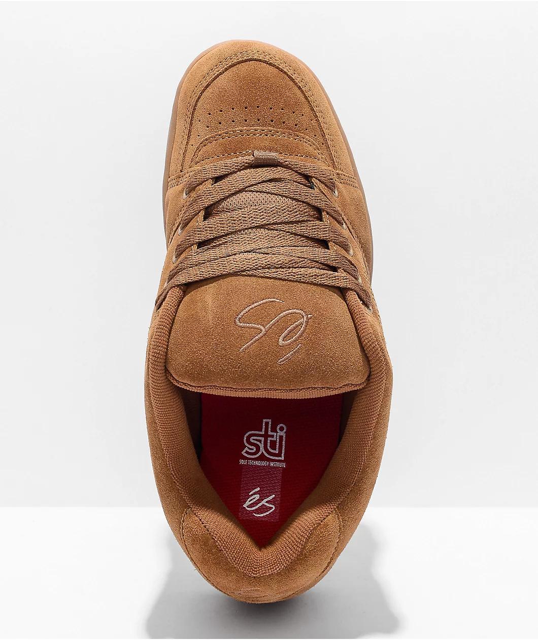 eS Accel OG Brown & Gum Skate Shoes Product Image